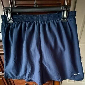 Women's Nike Navy Blue Athletic Shorts Size L